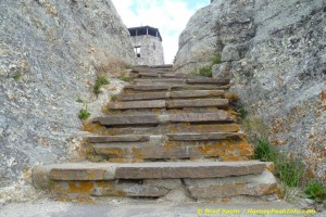 Fire Tower Stairs Stairs leading to the fire tower at Harney Peak